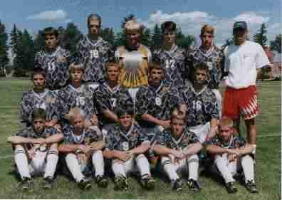 Paducah Kentucky Club Storm soccer 1997 Team Photo
